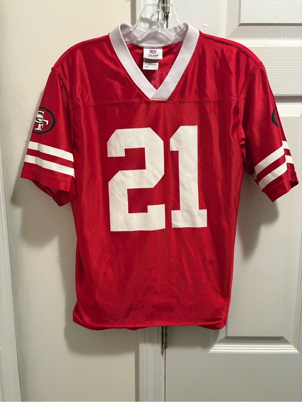 San Francisco 49ers frank Gore NFL Team Apparel #21 Red Home Jersey